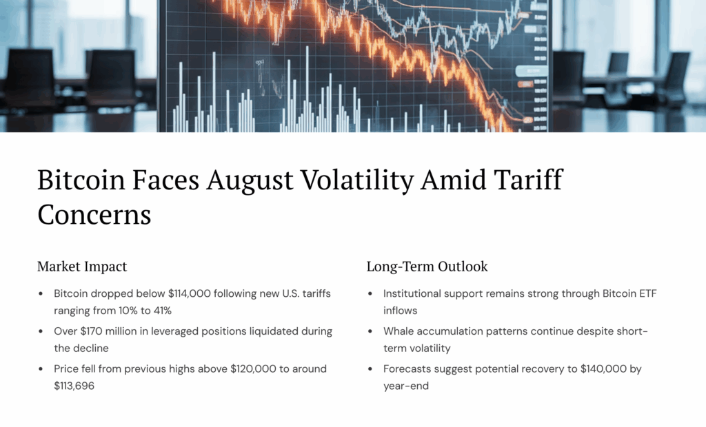 Bitcoin-Faces-August-Volatility-Amid-Tariff-Concerns